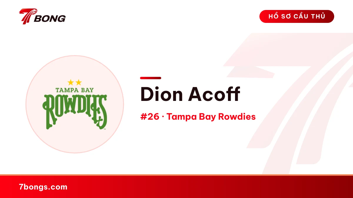 Dion Acoff — Tampa Bay Rowdies
