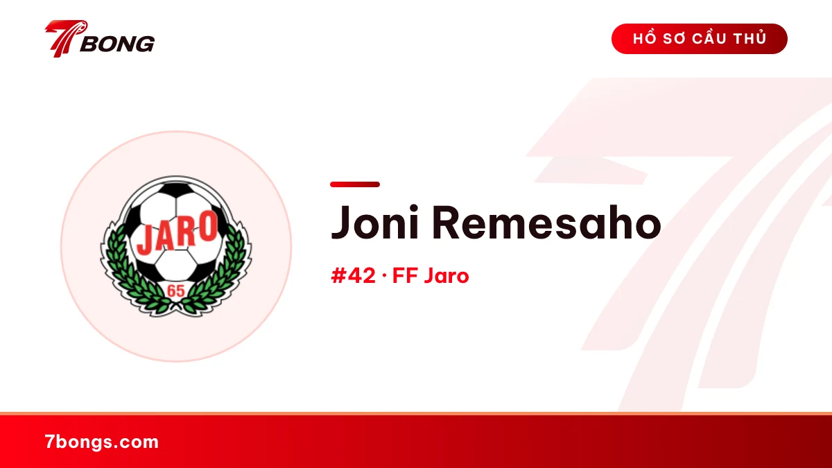Joni Remesaho — FF Jaro
