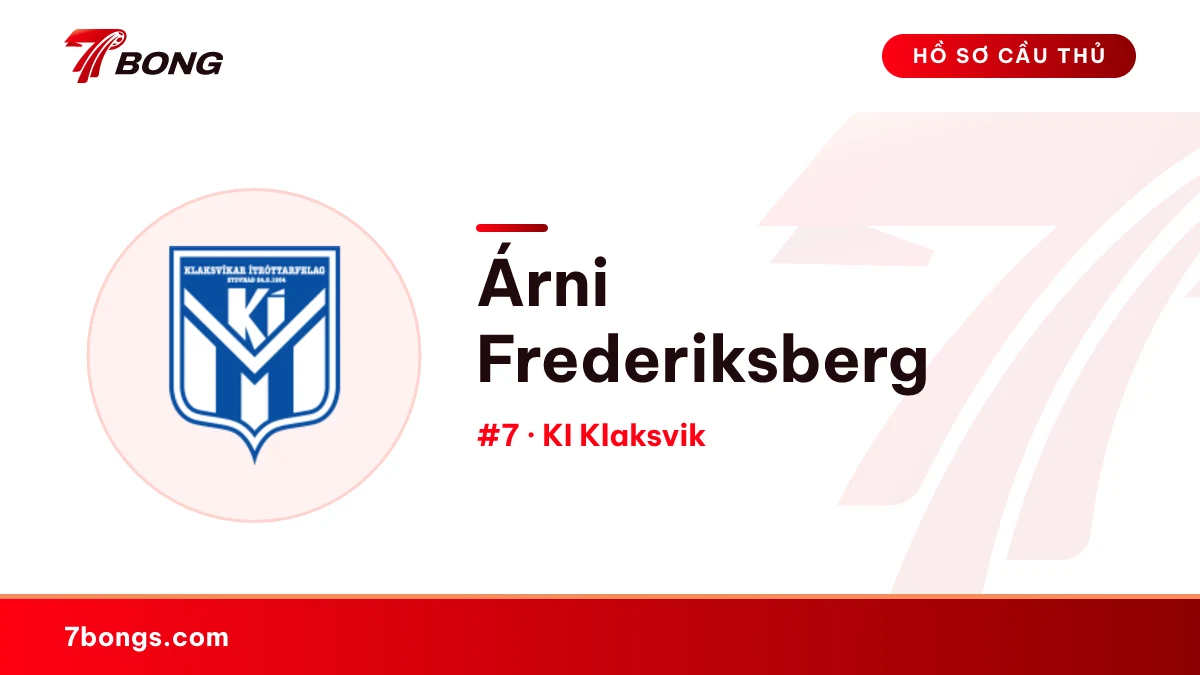 Árni Frederiksberg — KI Klaksvik