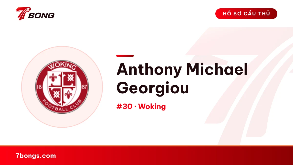Anthony Michael Georgiou — Woking