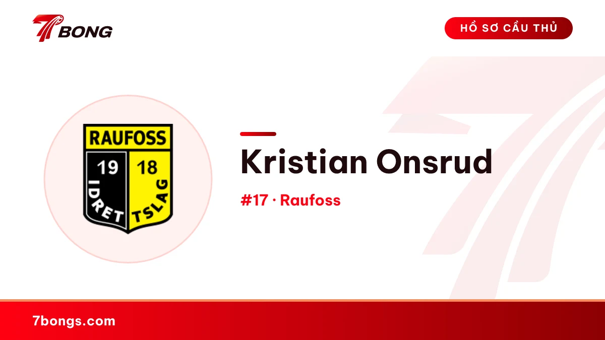 Kristian Onsrud — Raufoss
