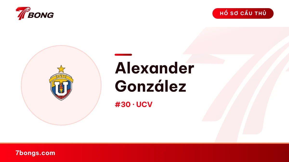 Alexander González — UCV