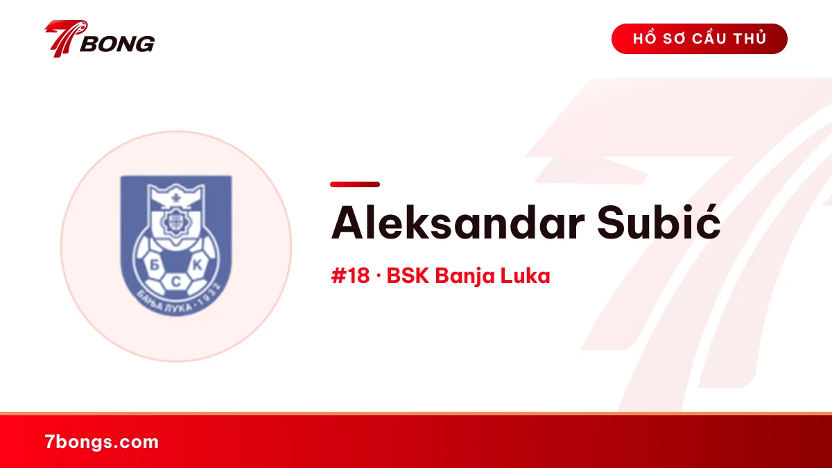 Aleksandar Subić — BSK Banja Luka