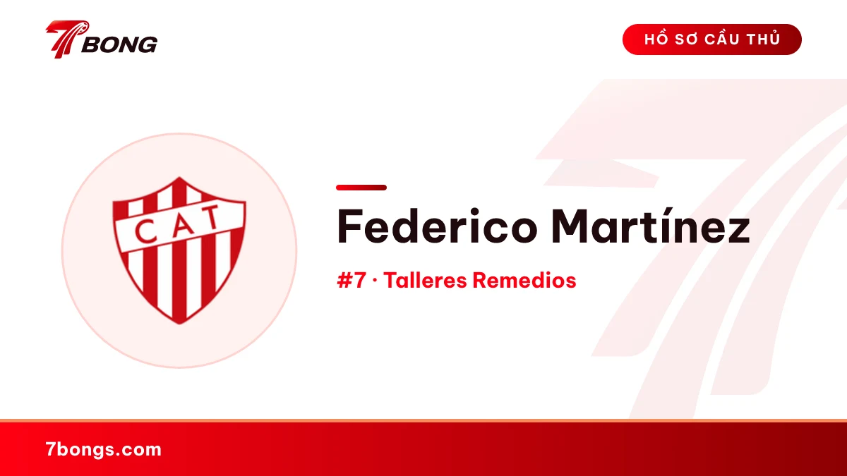 Federico Martínez — Talleres Remedios