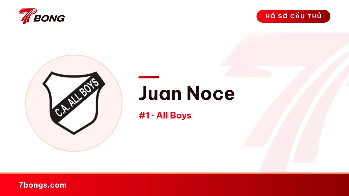 Juan Noce — All Boys