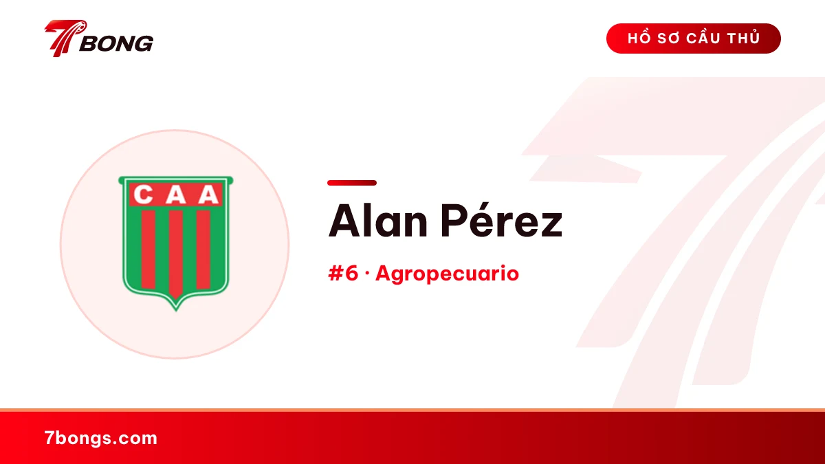 Alan Pérez — Agropecuario