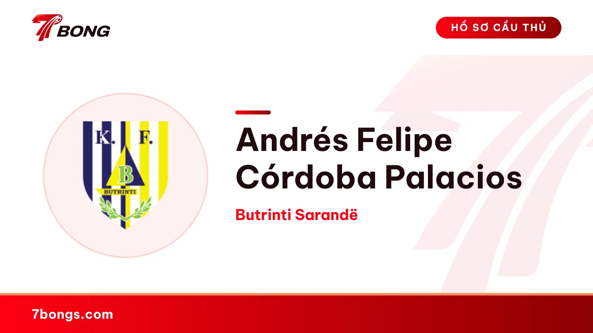 Andrés Felipe Córdoba Palacios — Butrinti Sarandë