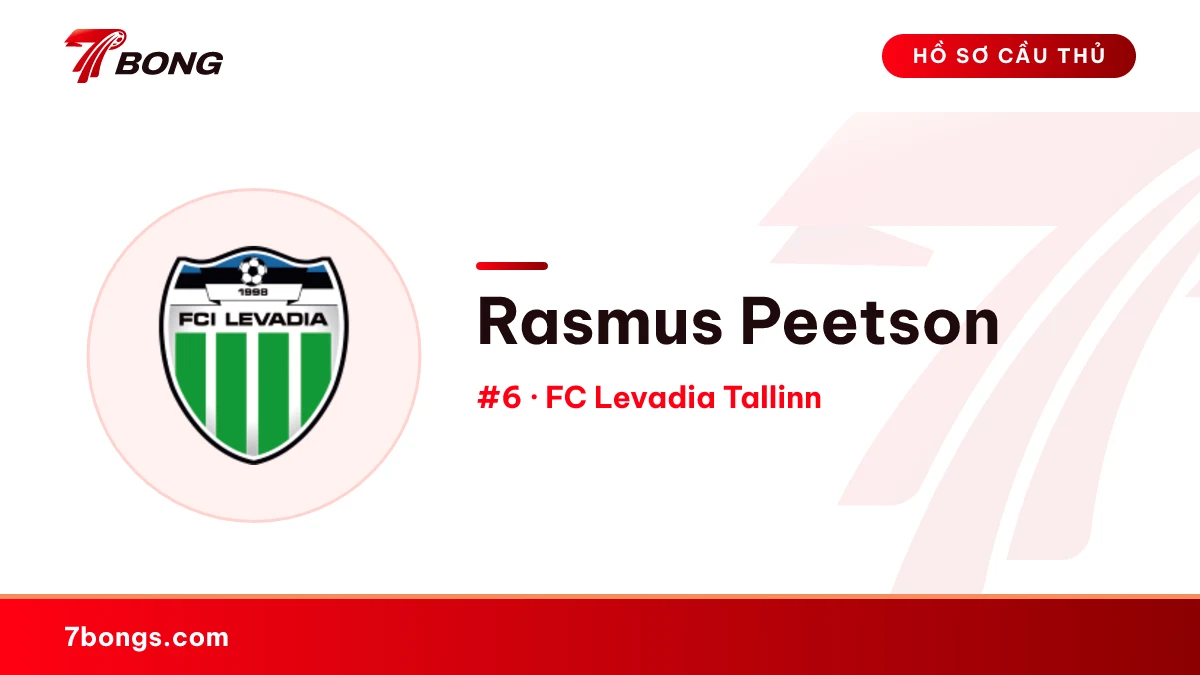 Rasmus Peetson — FC Levadia Tallinn