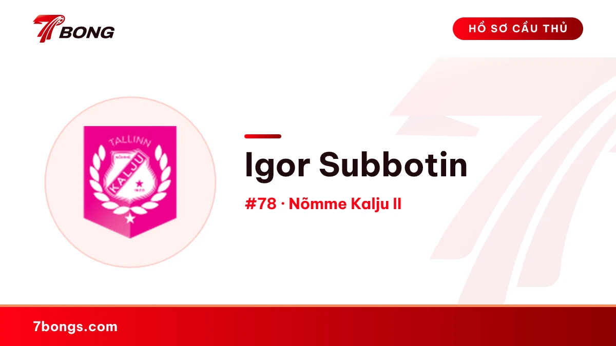 Igor Subbotin — Nõmme Kalju II