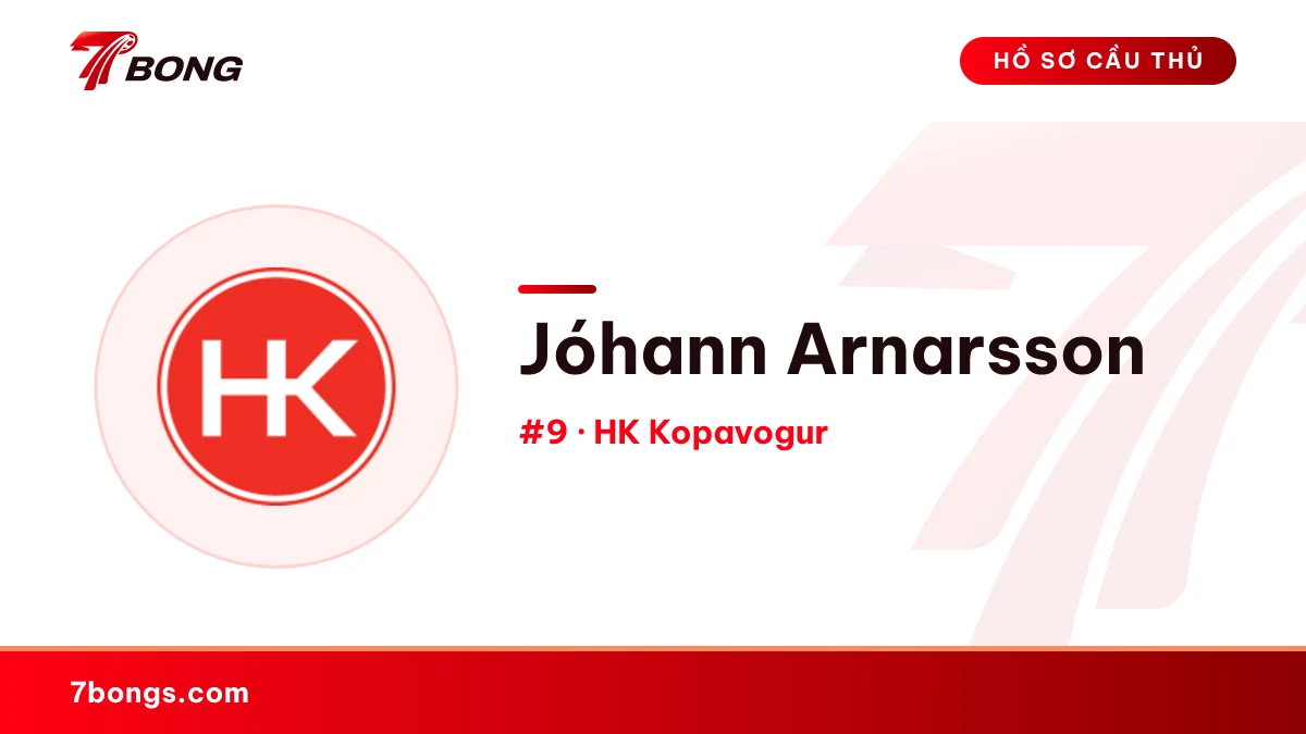 Jóhann Arnarsson — HK Kopavogur