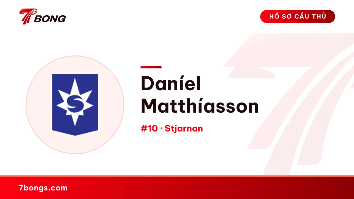 Daníel Matthíasson — Stjarnan