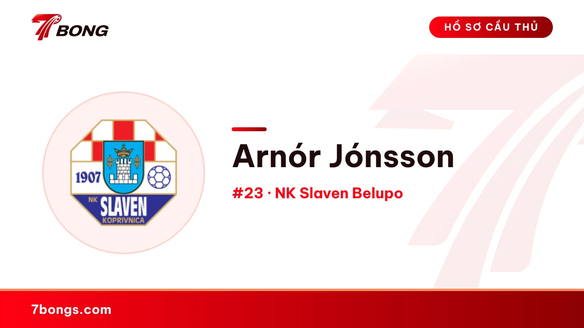 Arnór Jónsson — NK Slaven Belupo