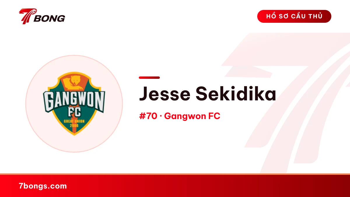 Jesse Sekidika — Gangwon FC