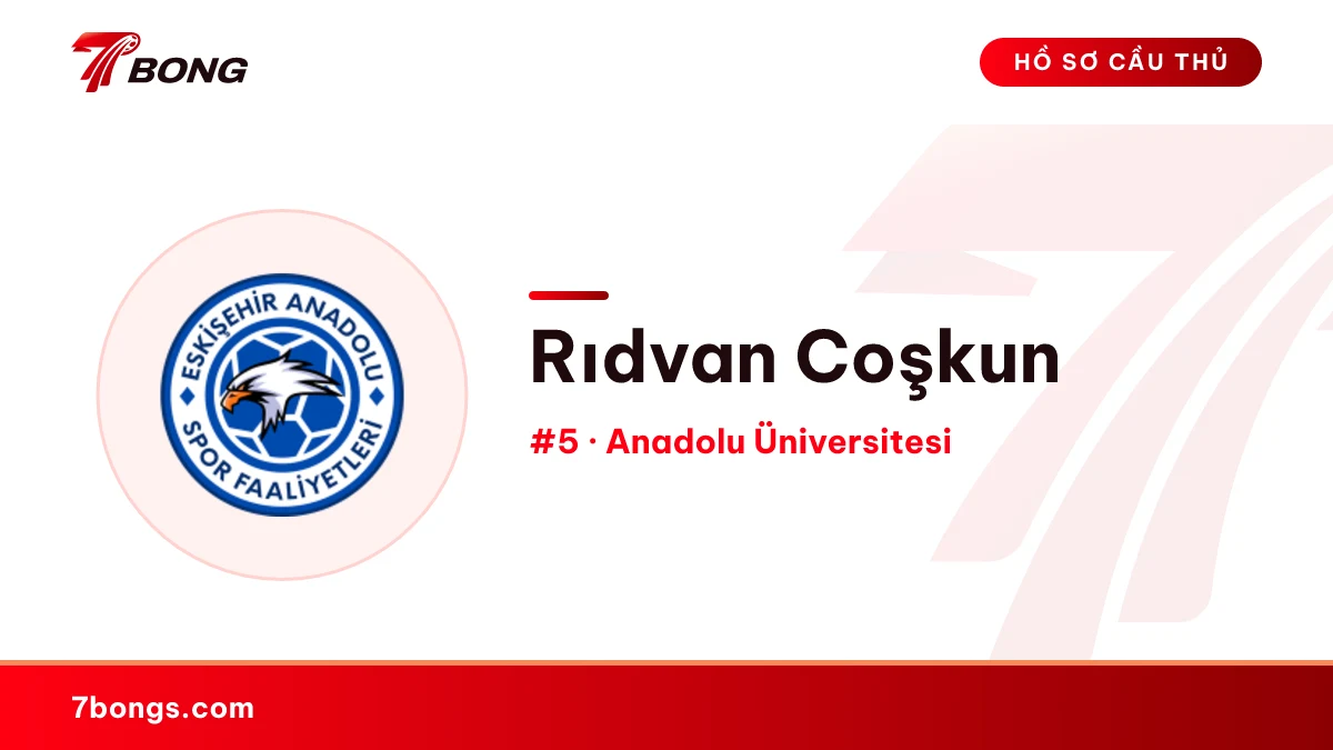 Rıdvan Coşkun — Anadolu Üniversitesi