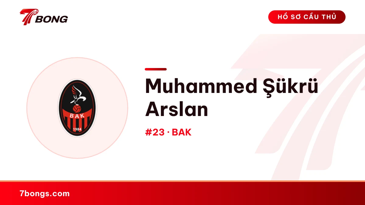 Muhammed Şükrü Arslan — BAK