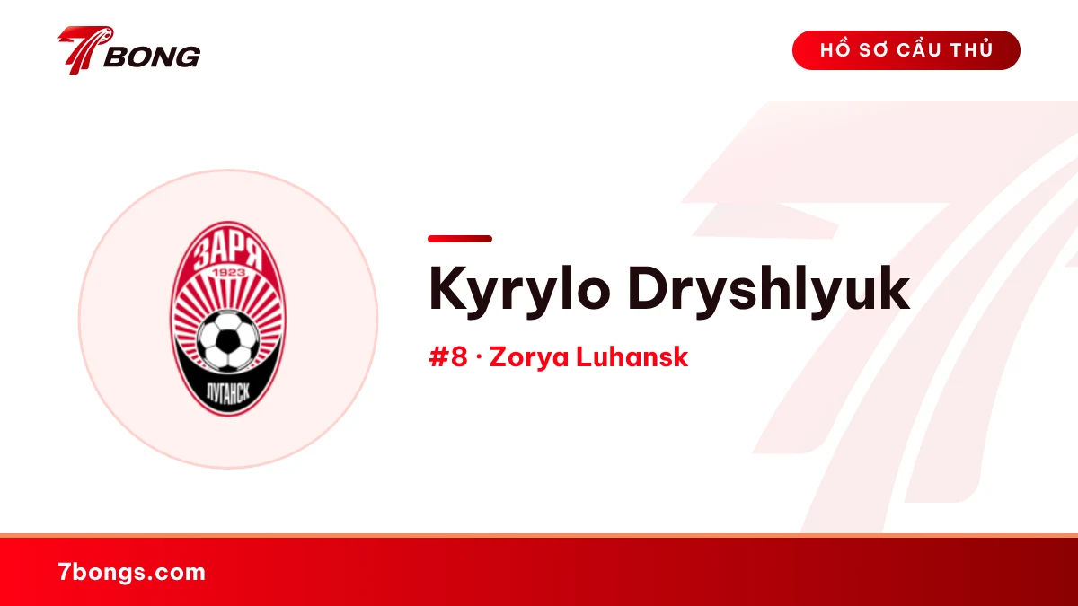 Kyrylo Dryshlyuk — Zorya Luhansk