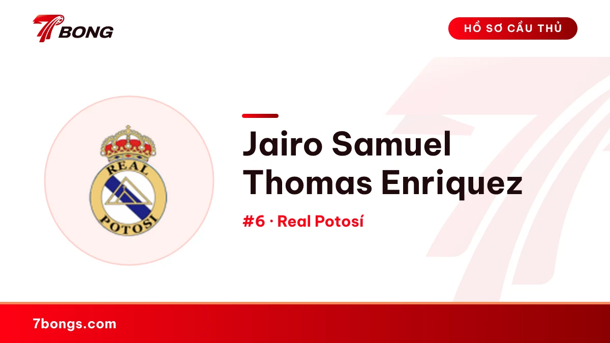 Jairo Samuel Thomas Enriquez — Real Potosí
