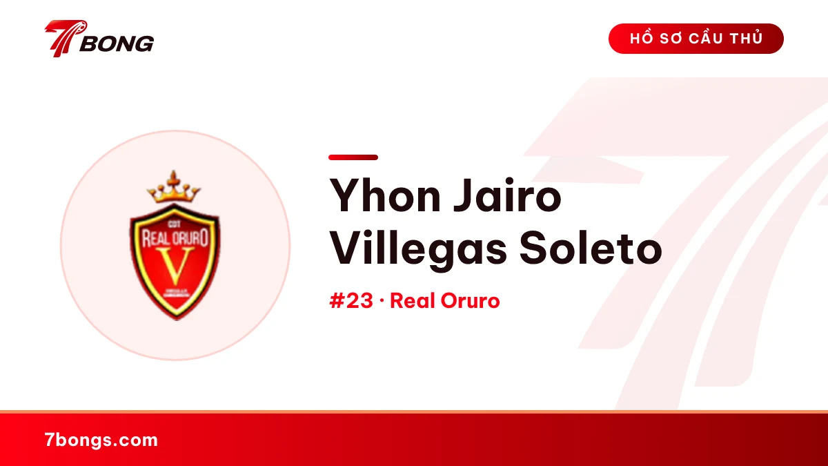 Yhon Jairo Villegas Soleto — Real Oruro