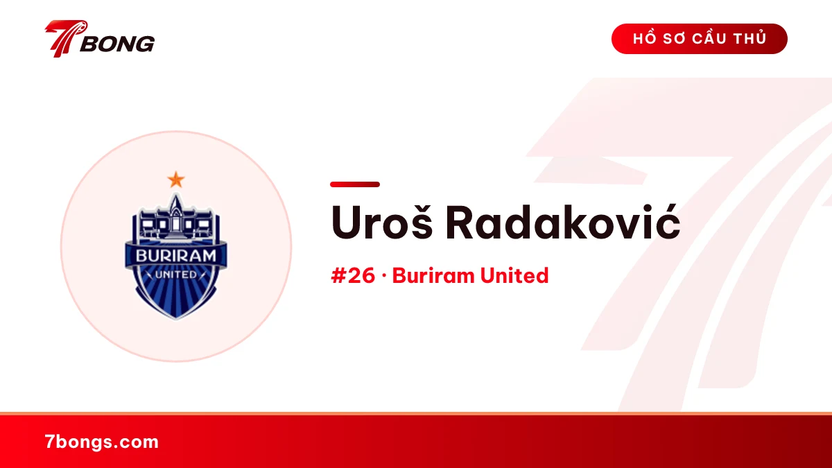 Uroš Radaković — Buriram United