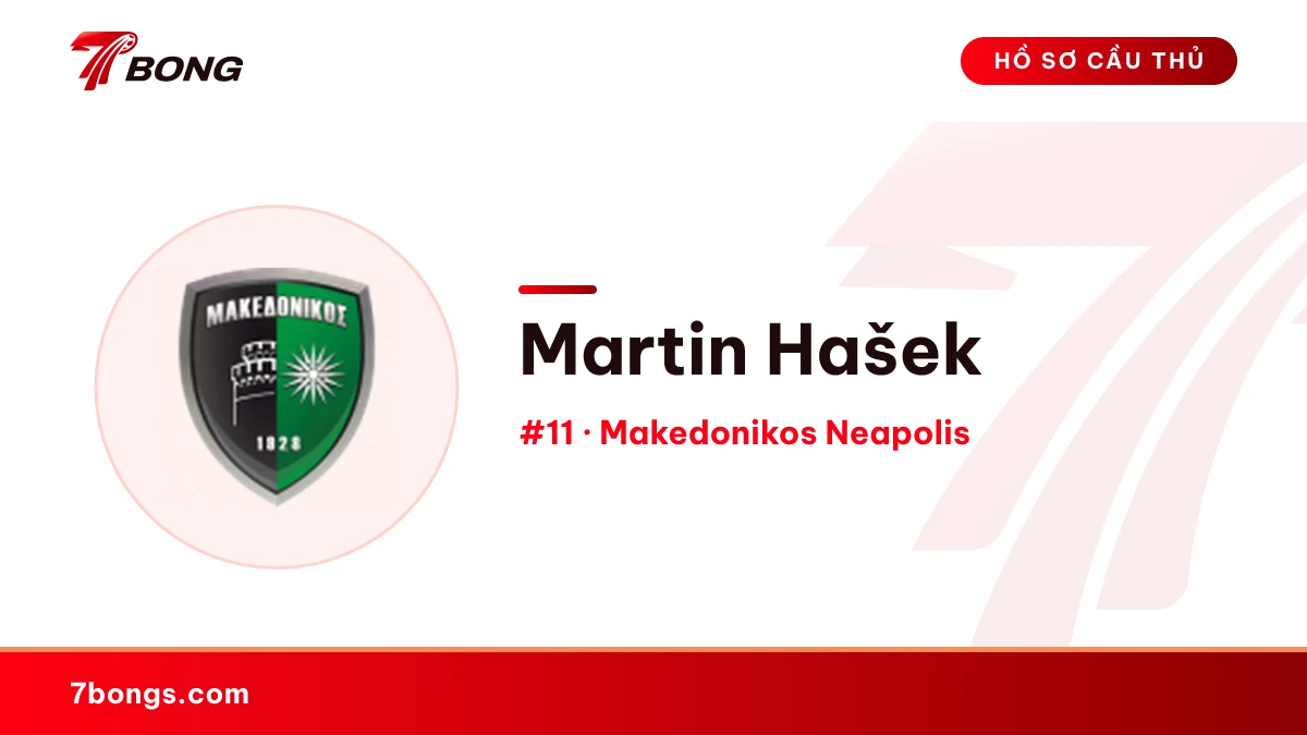 Martin Hašek — Makedonikos Neapolis