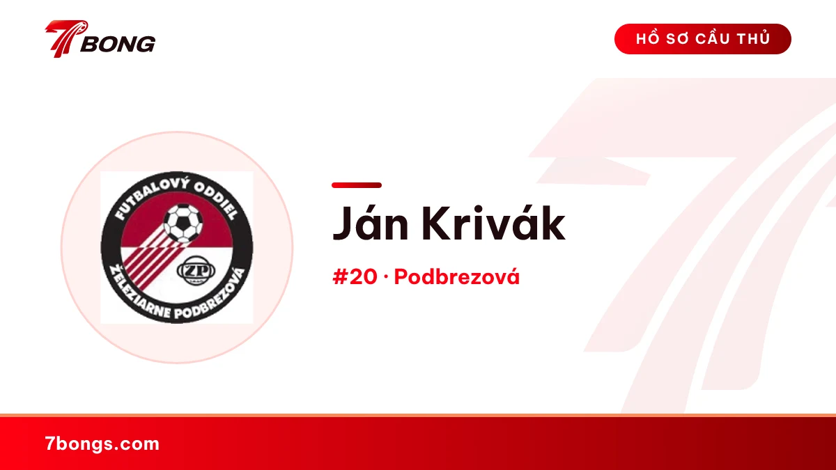 Ján Krivák — Podbrezová