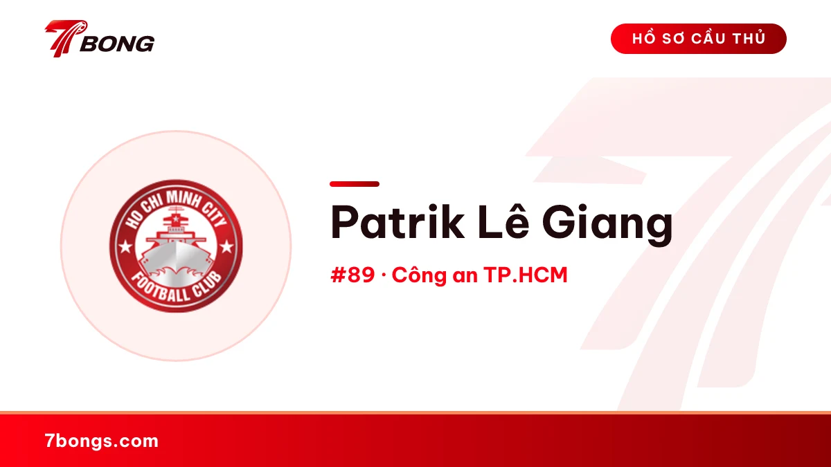 Patrik Lê Giang — Công an TP.HCM