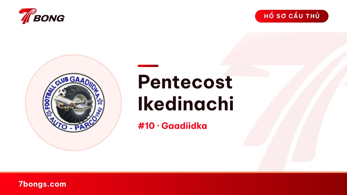 Pentecost Ikedinachi — Gaadiidka