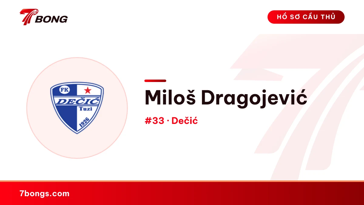 Miloš Dragojević — Dečić