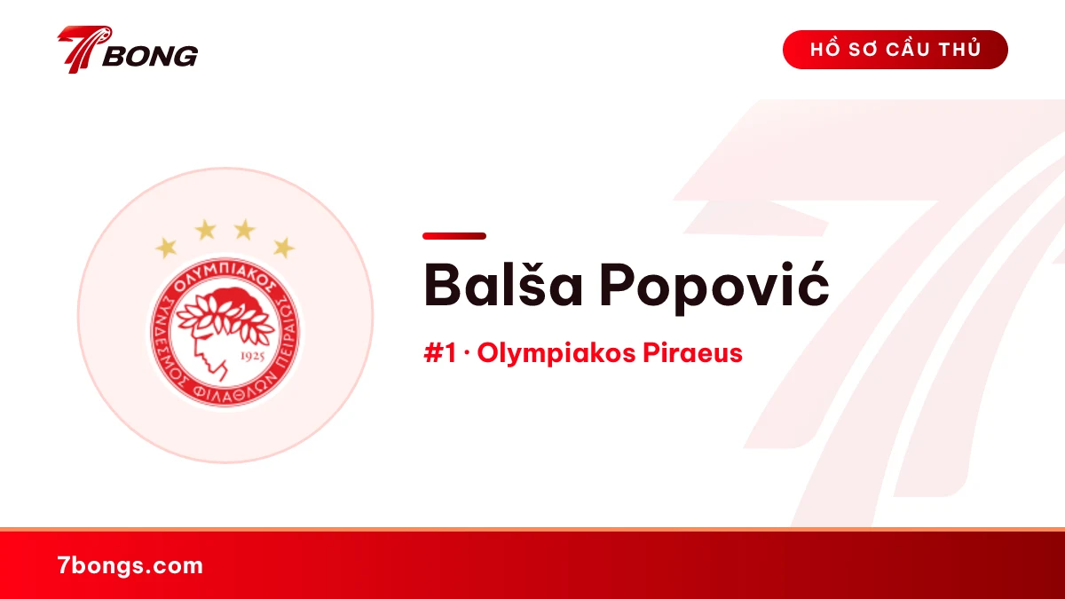 Balša Popović — Olympiakos Piraeus