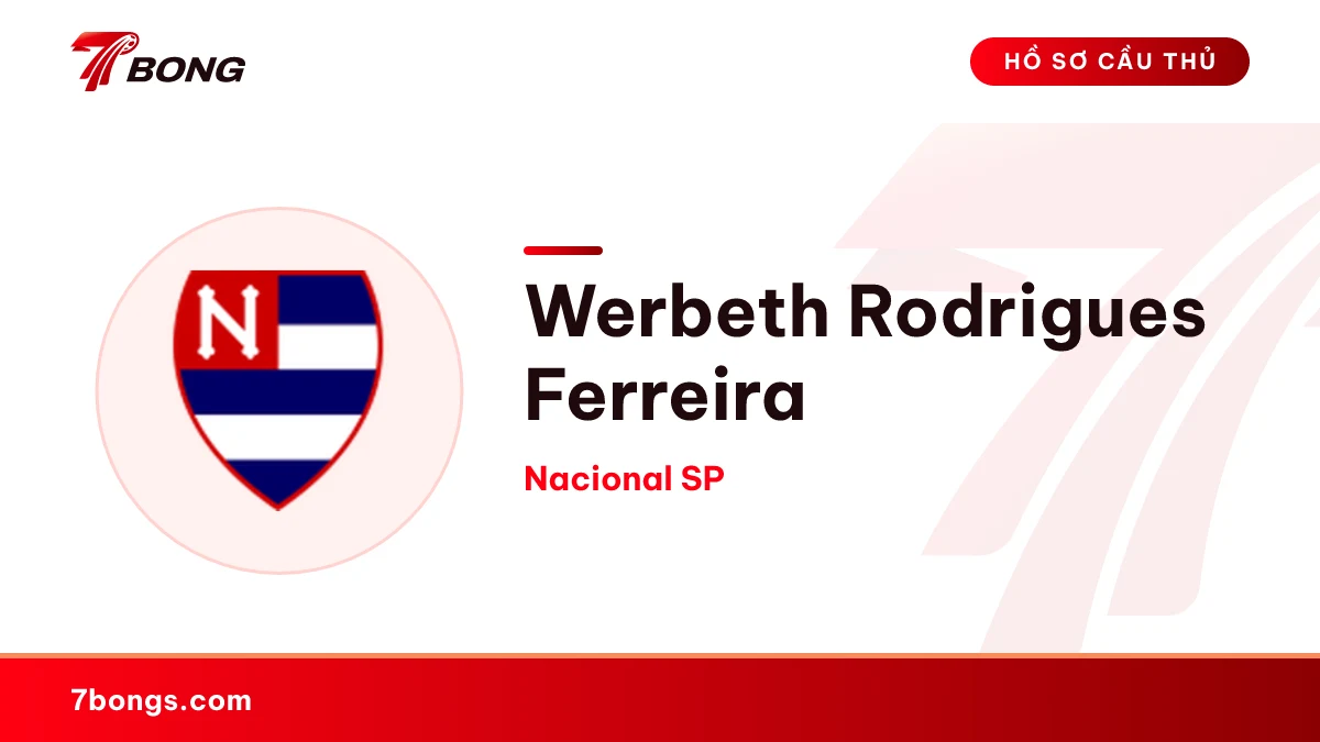 Werbeth Rodrigues Ferreira — Nacional SP