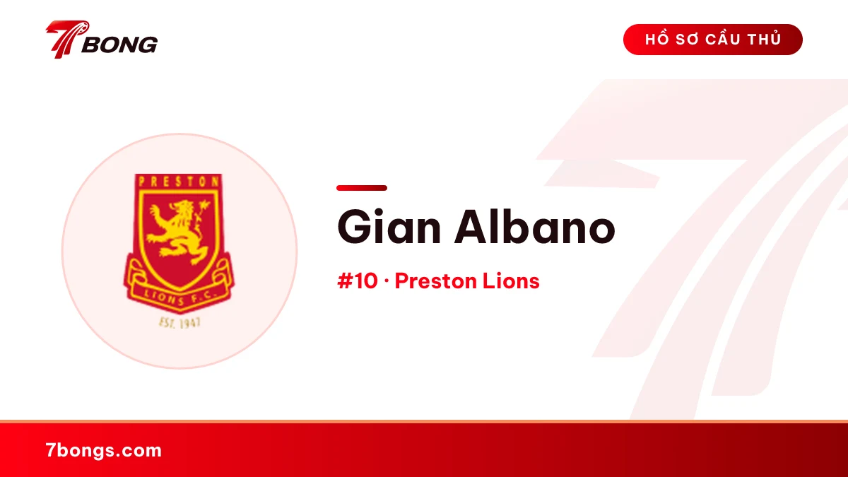 Gian Albano — Preston Lions