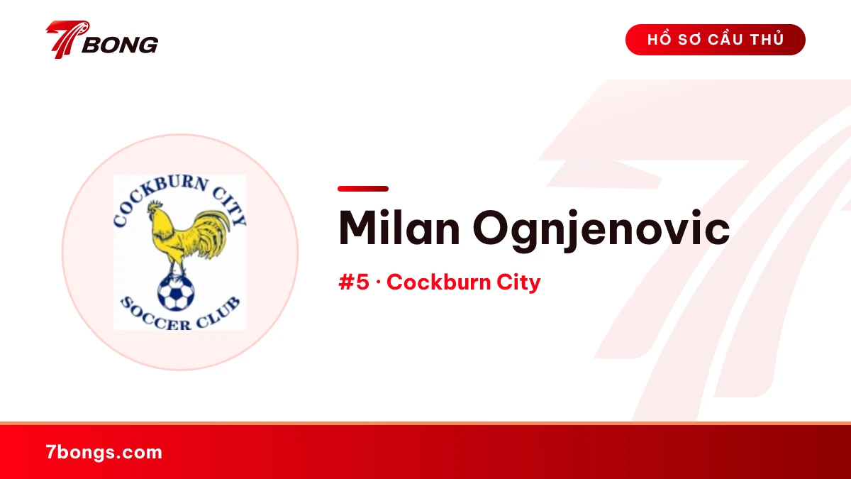 Milan Ognjenovic — Cockburn City