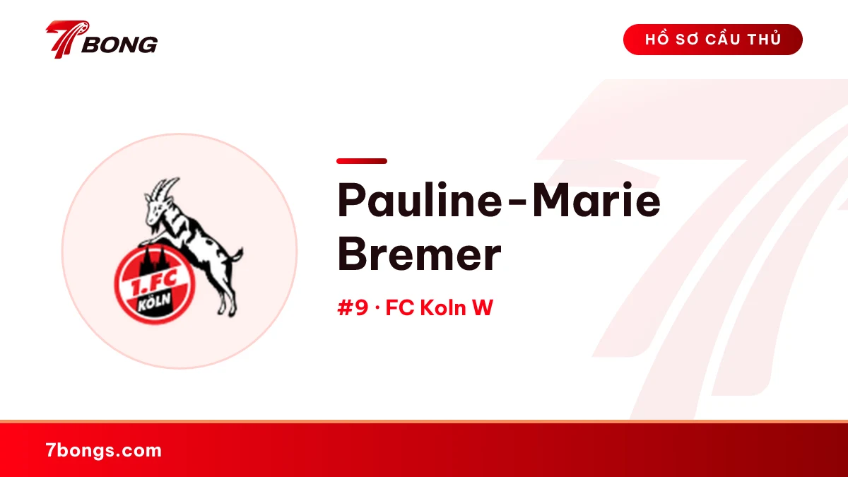 Pauline-Marie Bremer — FC Koln W