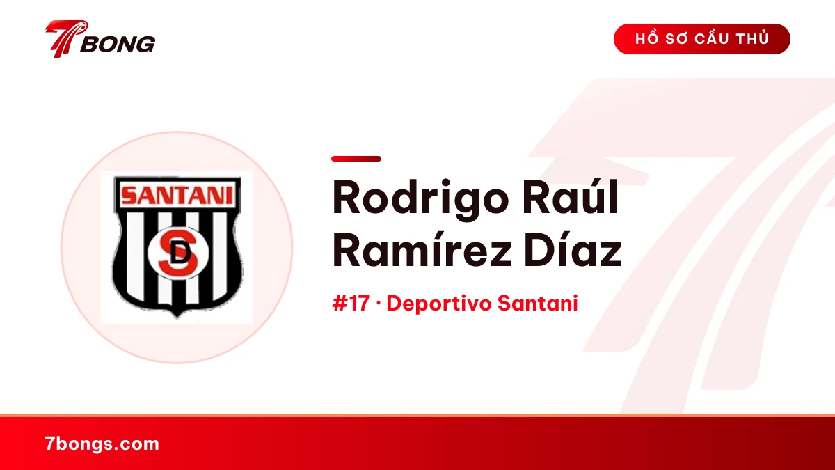 Rodrigo Raúl Ramírez Díaz — Deportivo Santani