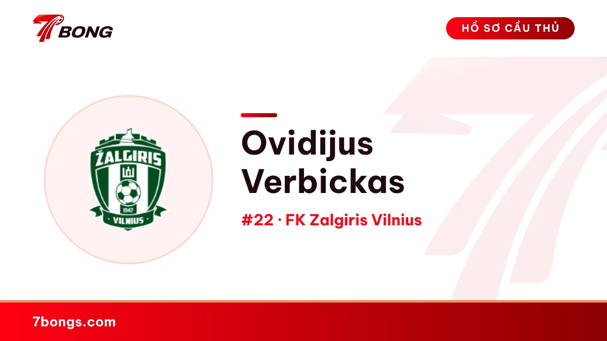 Ovidijus Verbickas — FK Zalgiris Vilnius