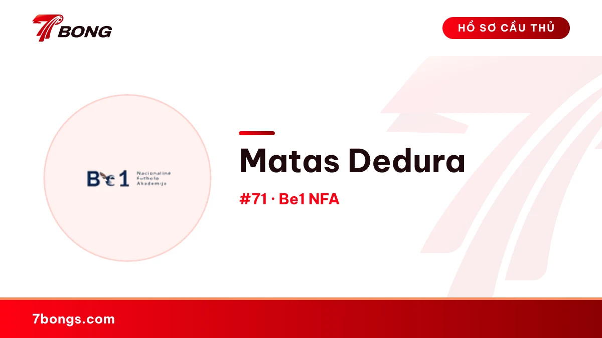 Matas Dedura — Be1 NFA