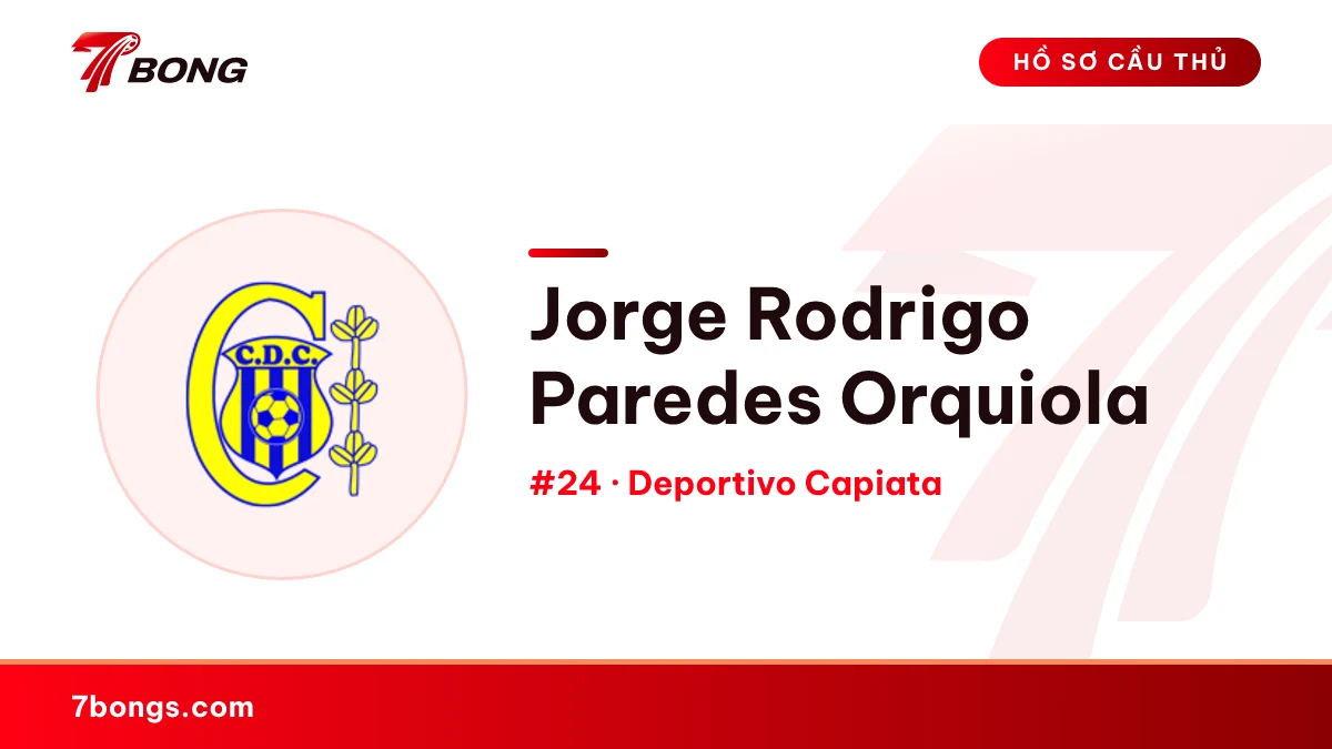 Jorge Rodrigo Paredes Orquiola — Deportivo Capiata