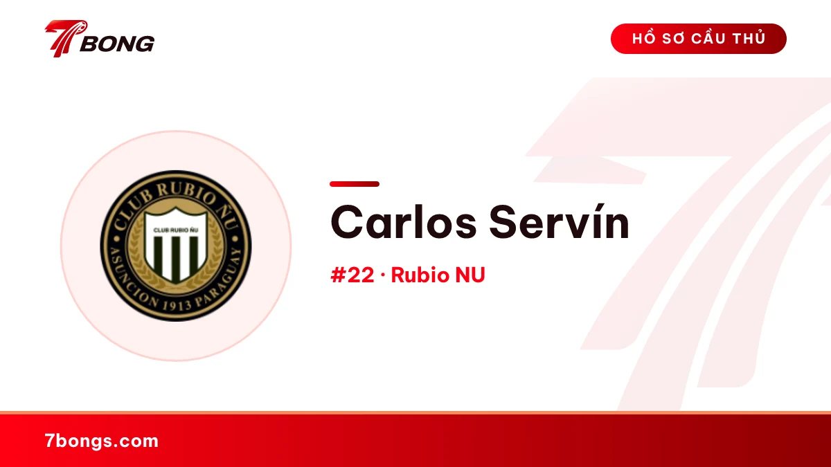 Carlos Servín — Rubio NU