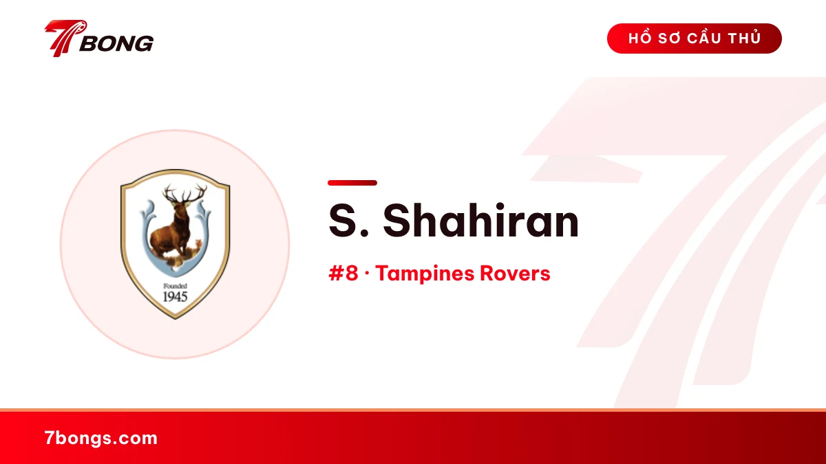 S. Shahiran — Tampines Rovers