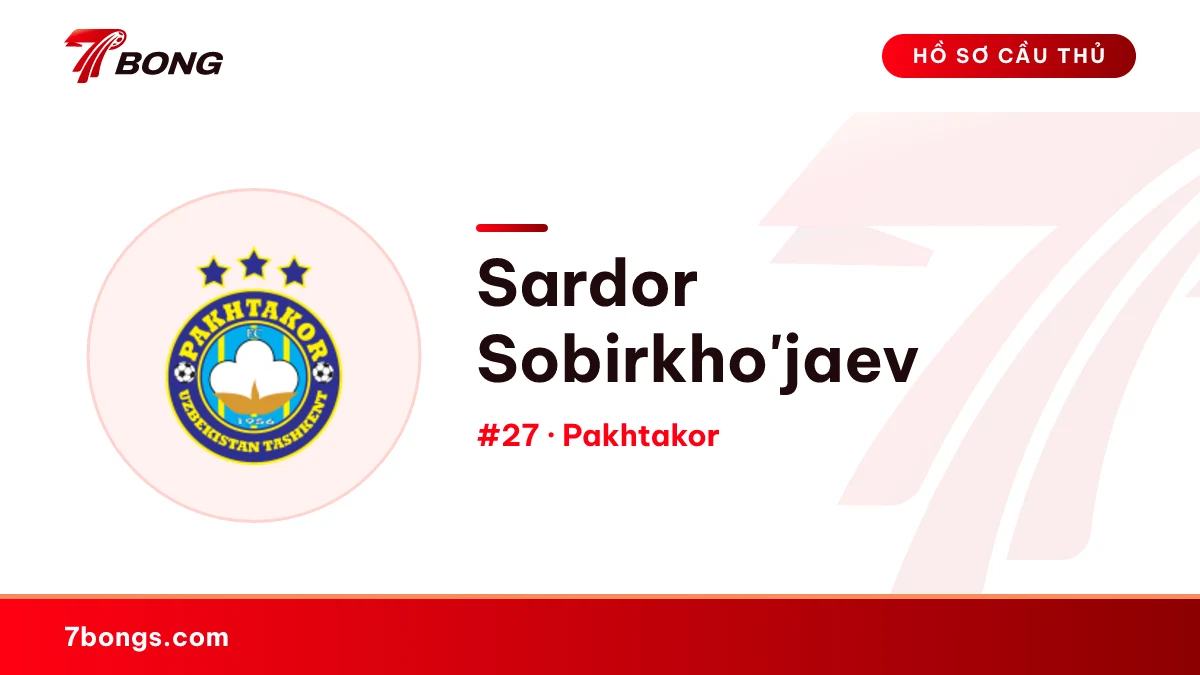 Sardor Sobirkho'jaev — Pakhtakor