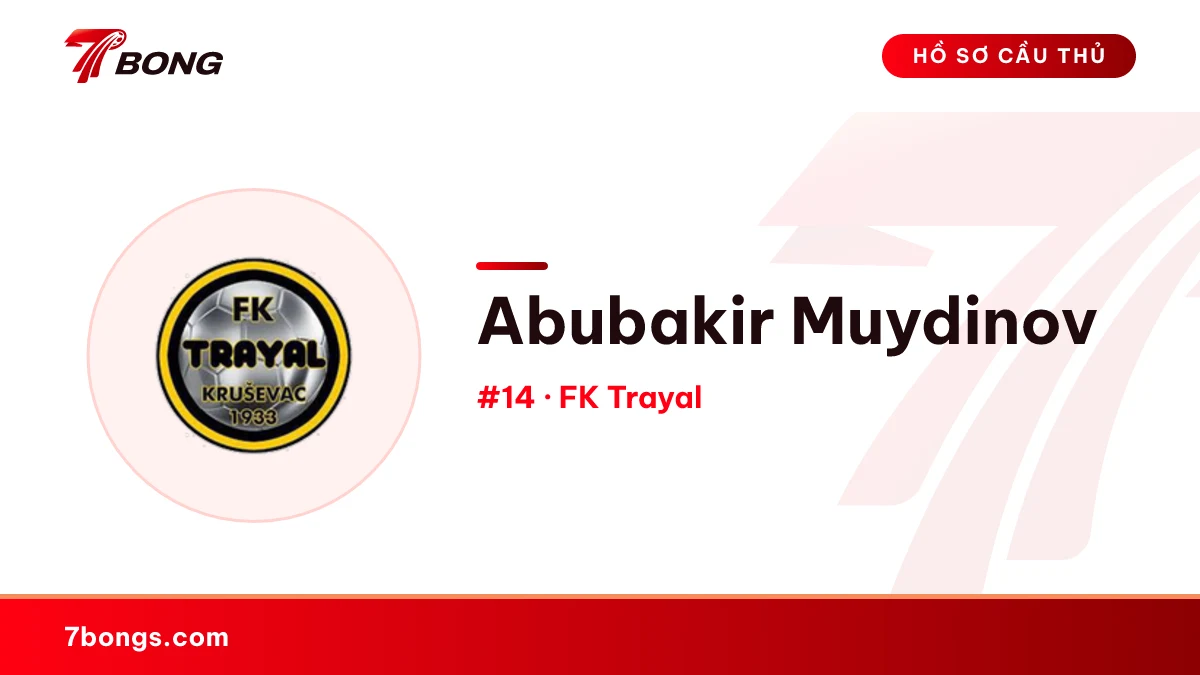 Abubakir Muydinov — FK Trayal