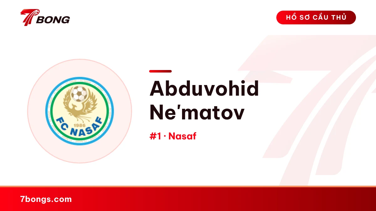 Abduvohid Ne'matov — Nasaf