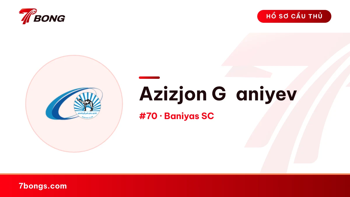 Azizjon Gʻaniyev — Baniyas SC