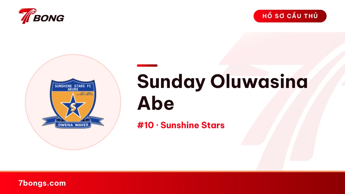 Sunday Oluwasina Abe — Sunshine Stars