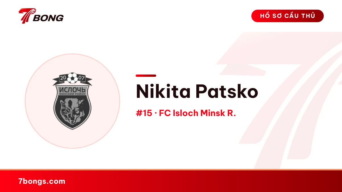 Nikita Patsko — FC Isloch Minsk R.