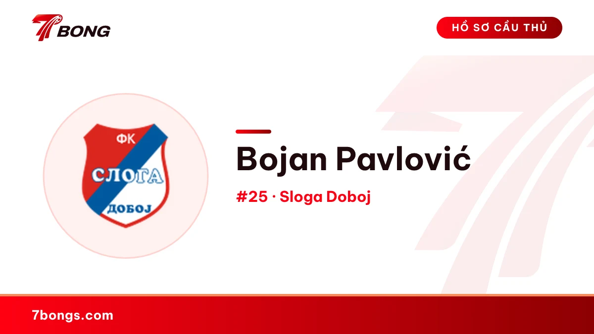 Bojan Pavlović — Sloga Doboj