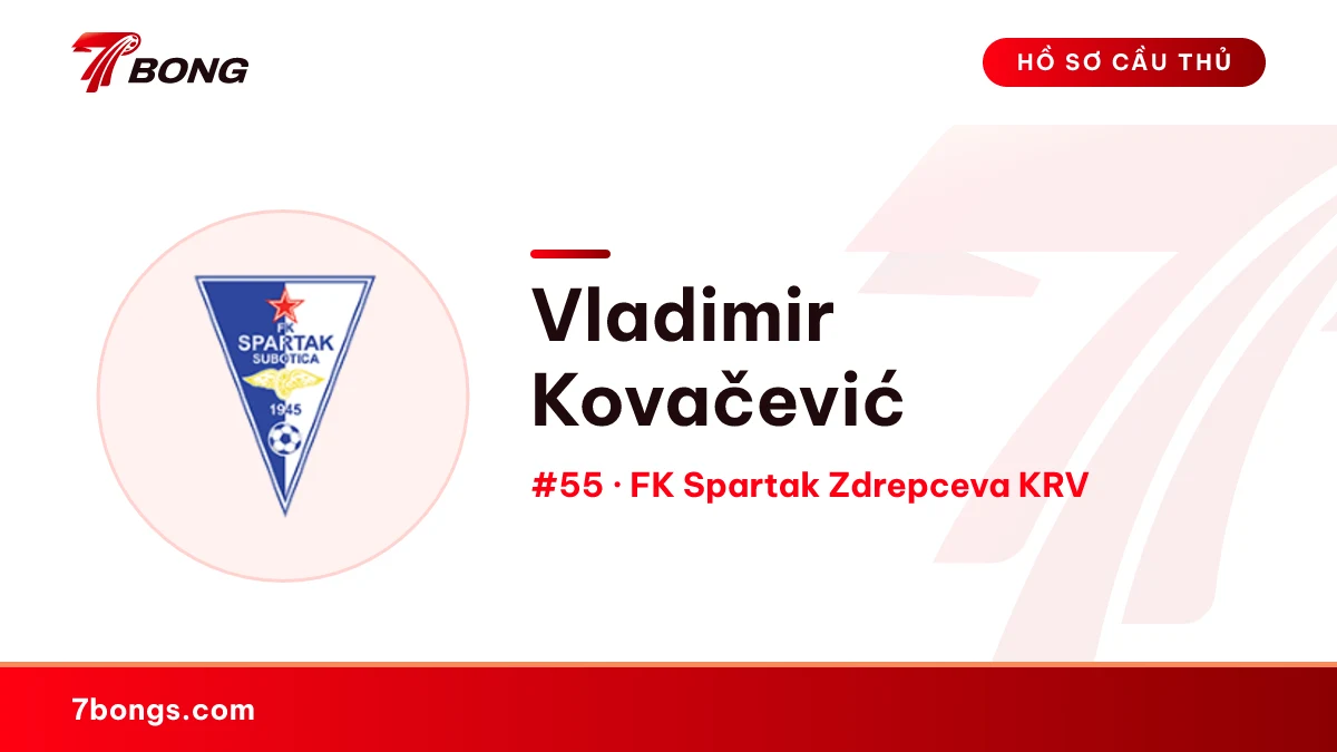 Vladimir Kovačević — FK Spartak Zdrepceva KRV