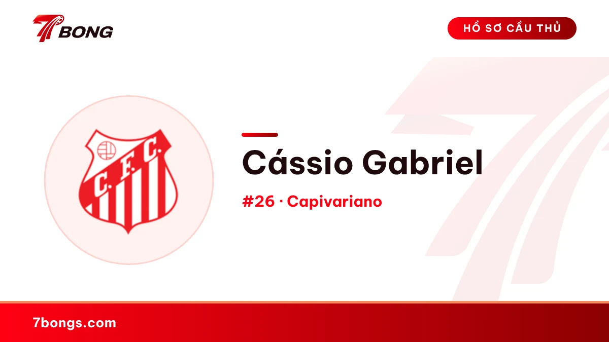 Cássio Gabriel — Capivariano