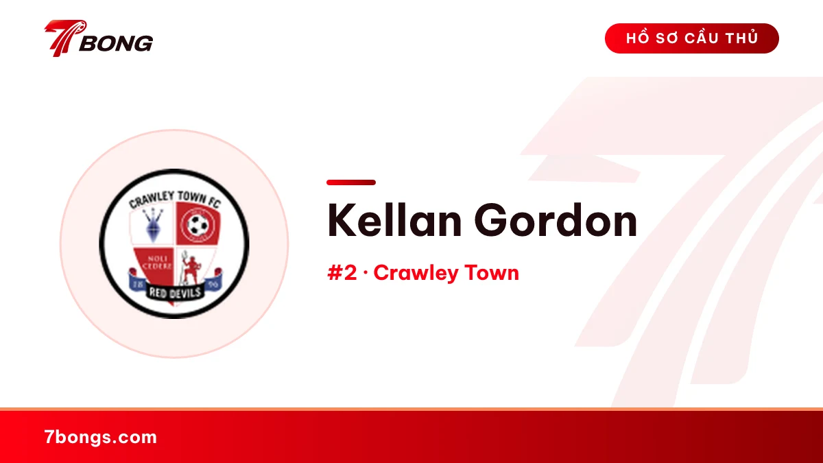 Kellan Gordon — Crawley Town