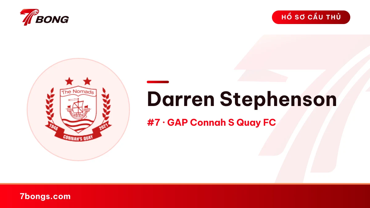 Darren Stephenson — GAP Connah S Quay FC